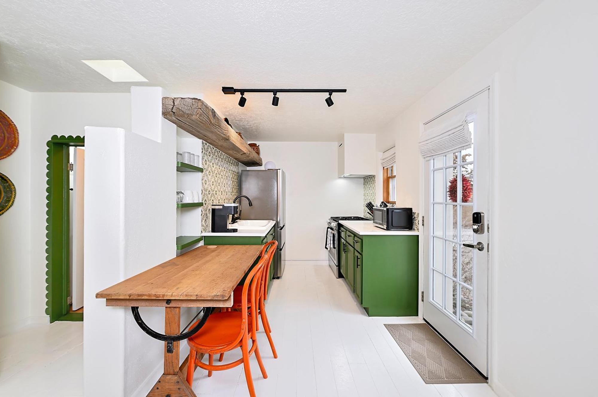 Dos Hermanas Casita 1 Downtown Courtyard ซานตาเฟ ภายนอก รูปภาพ